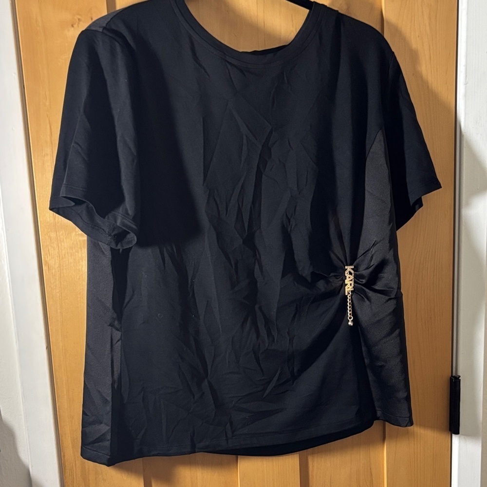 Karl Lagerfeld Elegant Black Garment